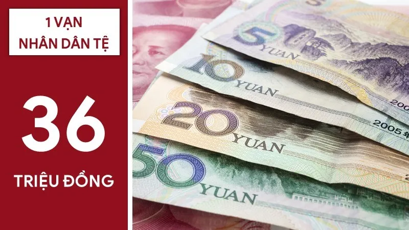Một vạn tệ bằng bao nhiêu Việt Nam Đồng?