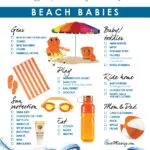 Beach checklist for kids