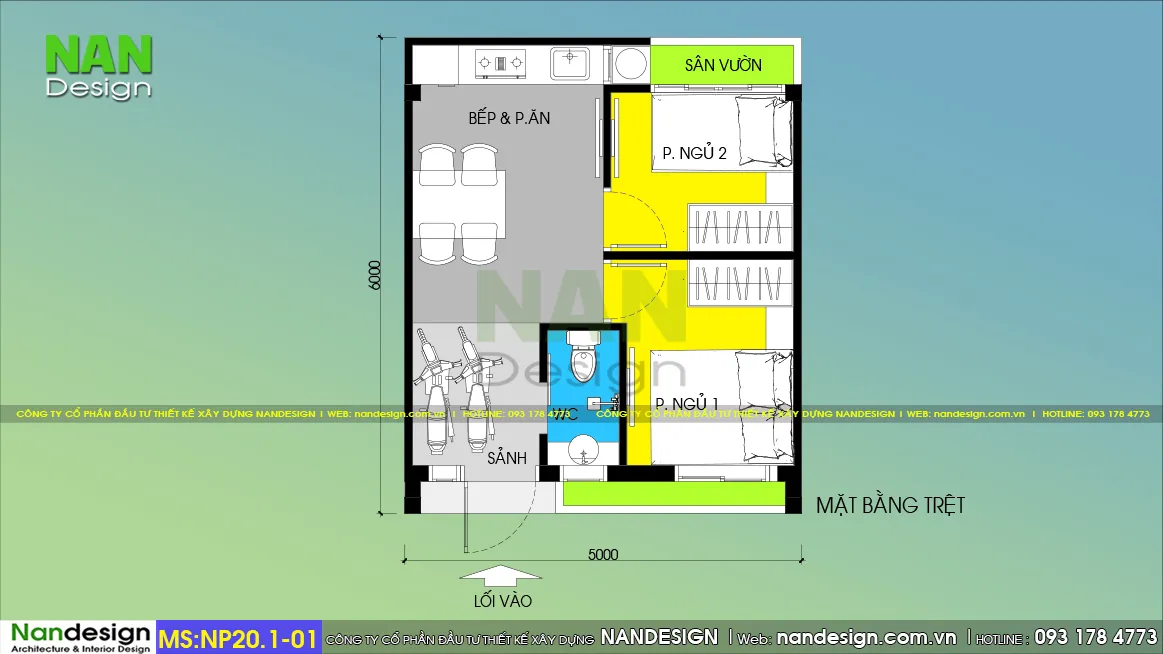 Bản Vẽ Mẫu Nhà 30m2 Tiện Nghi Và Xinh Xắn