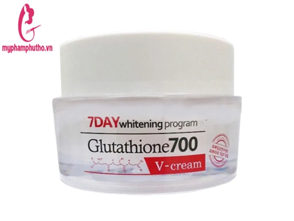 Kem Dưỡng Trắng Da 7 Day Whitening Program Glutathione 700 V-Cream