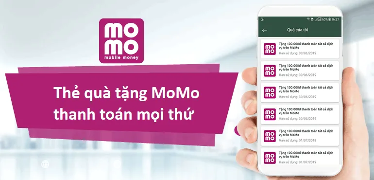 Thẻ quà tặng momo