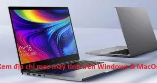 Địa chỉ mac máy tính Windows và MacOs