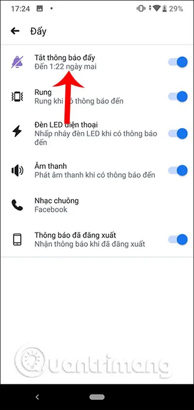 Cách bật, tắt thông báo Facebook chung trên điện thoại - Ảnh minh hoạ 8