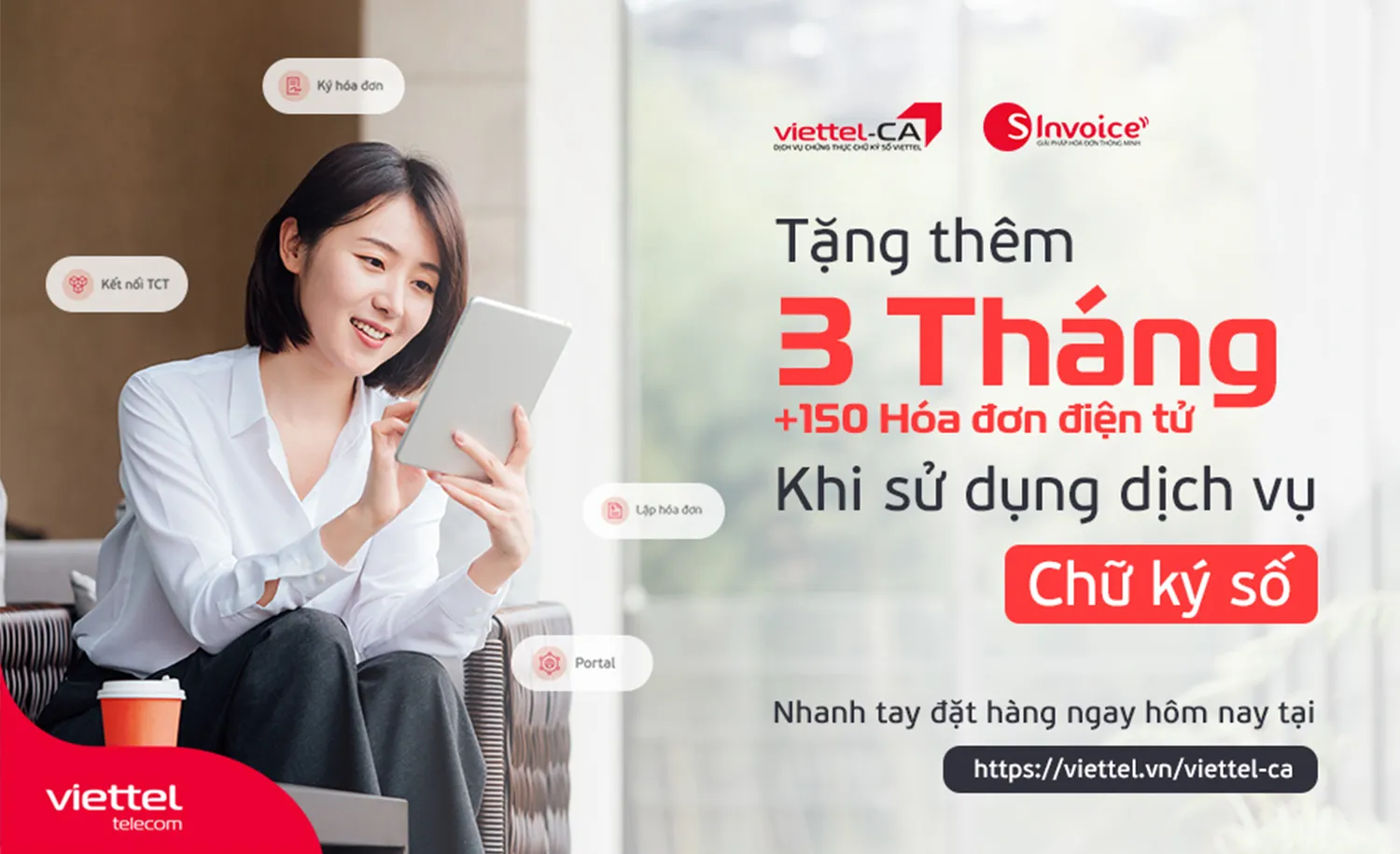 Mua Chữ ký số được tặng kèm Hóa đơn điện tử cho Doanh nghiệp