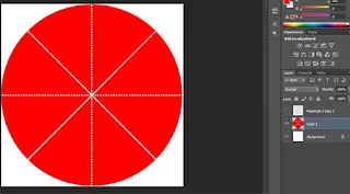 Cách chia hình tròn thành nhiều phần bằng nhau trong Photoshop
