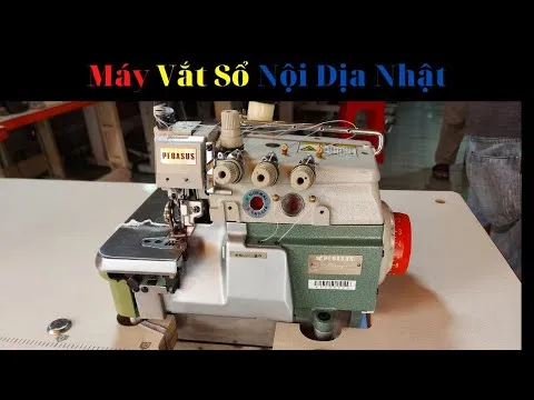 Máy vắt sổ 2 kim 4 chỉ Pegasus E52 | Máy Vắt Sổ Nhật Bãi Cũ Giá Rẻ