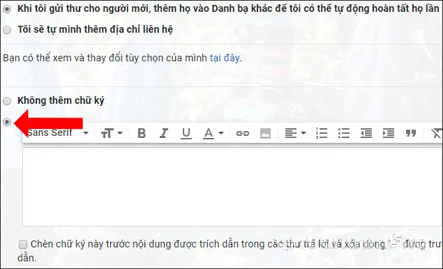 Chữ ký email 