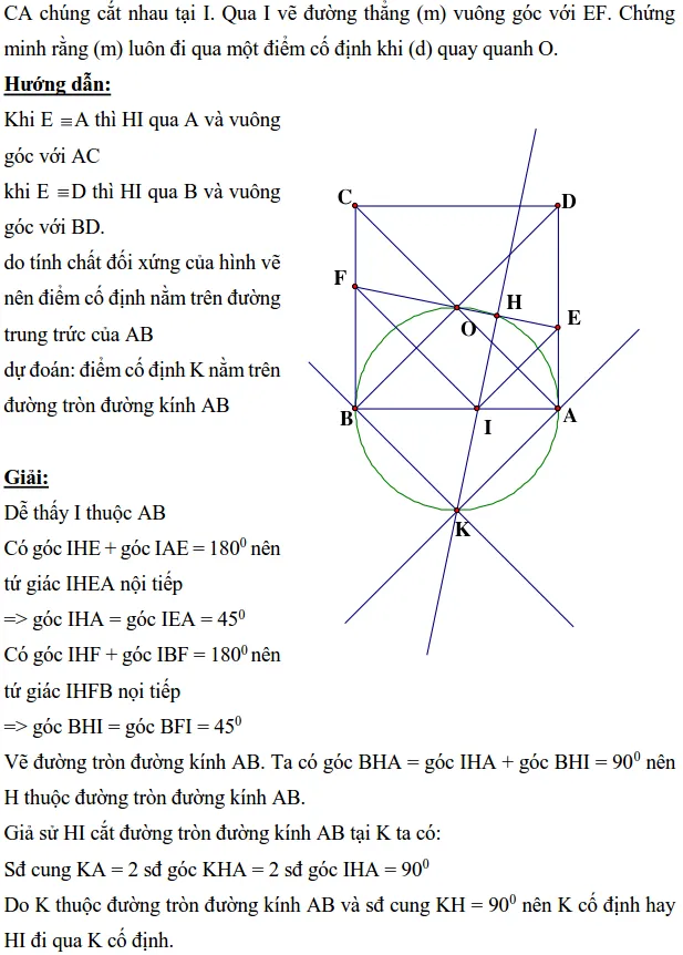 Ôn tập: Chứng minh đường thẳng đi qua điểm cố định-7