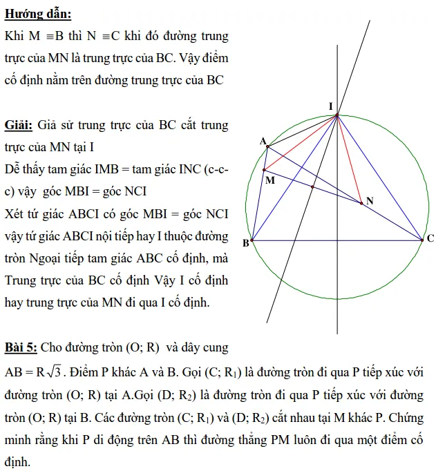 Ôn tập: Chứng minh đường thẳng đi qua điểm cố định-4