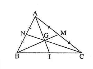 định nghĩa đường trung tuyến của tam giác