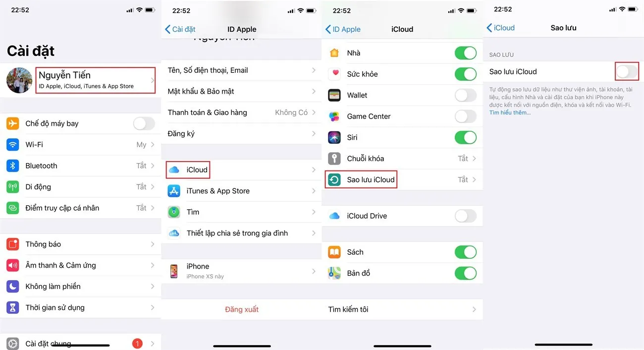 iPhone,dữ liệu,iTunes,iCloud,hướng dẫn