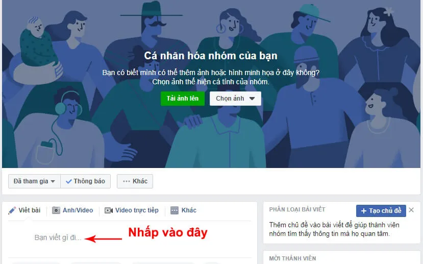 cách post bài lên group facebook