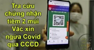 Cách tra cứu chứng nhận tiêm chủng Vaccine ngừa Covid-19 qua CCCD