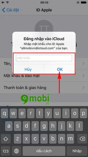 doi mat khau icloud 5