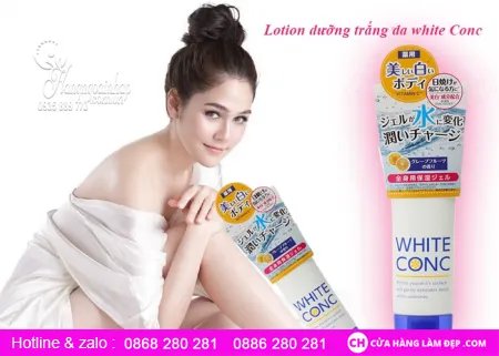 Kem dưỡng trắng da White Conc Watery Cream 90g của Nhật