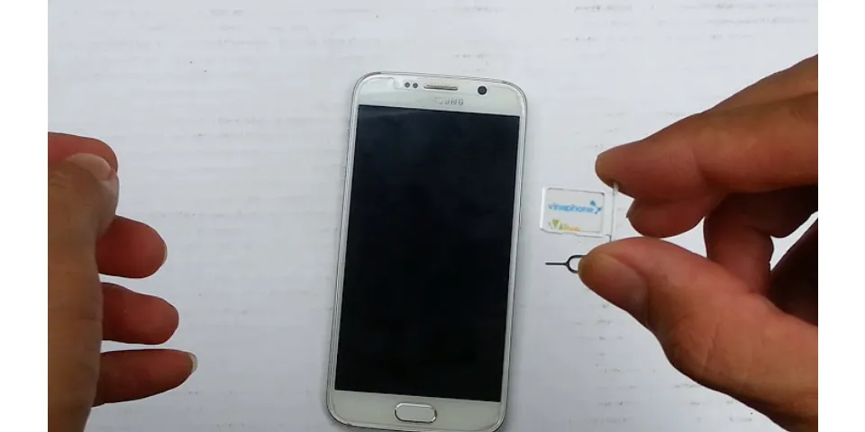 Cách gắn SIM Samsung