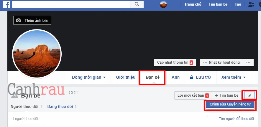 hiển thị số người theo dõi công khai facebook hình 1