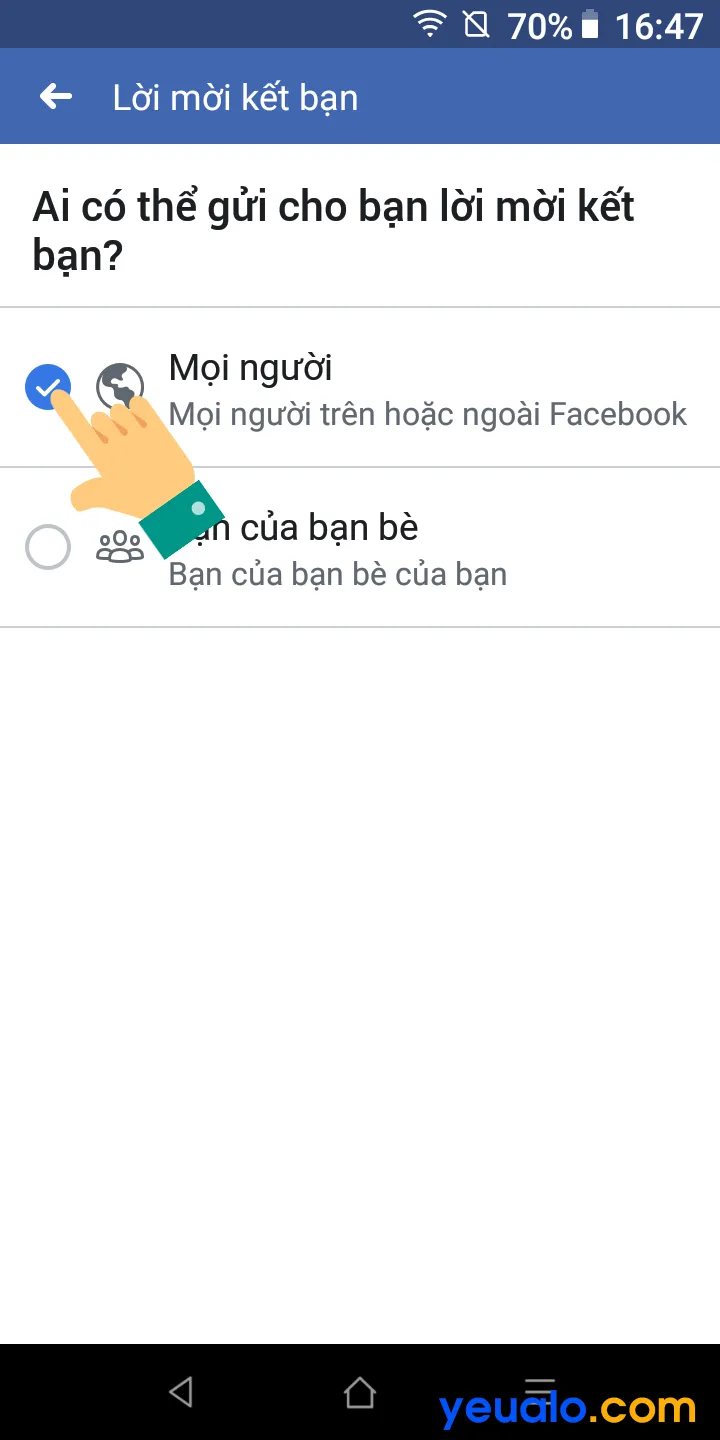 Cách mở nút kết bạn trên Facebook 6