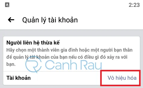 Cách khóa tài khoản Facebook tạm thời hình 9