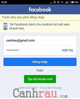 tạm khóa facebook bằng điện thoại iphone ipad samsung hình 1