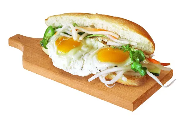 Bánh mì trứng thơm ngon hấp dẫn