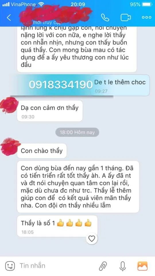 Một cô gái giữ được người yêu nhờ bùa yêu pá vi