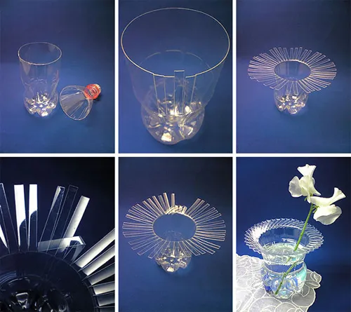 Cách làm chậu hoa từ chai nhựa đơn giản
