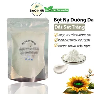 500Gr Bột Đất Sét Trắng WHITE CLAY Làm Đẹp