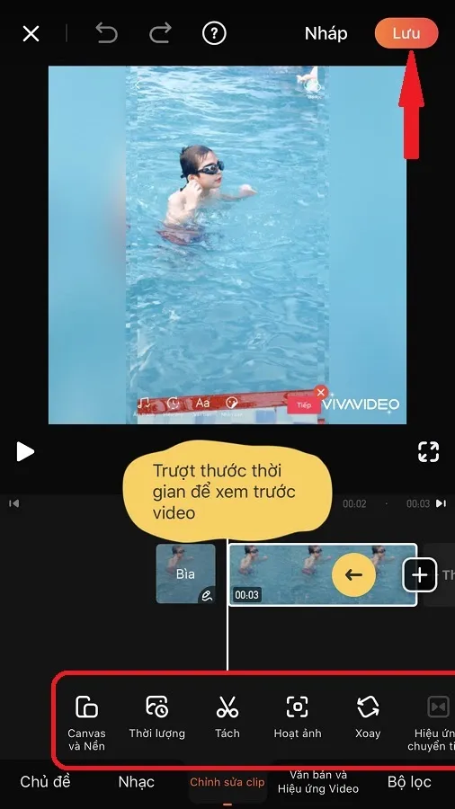 Làm video tiktok bằng Vinavideo bước 3