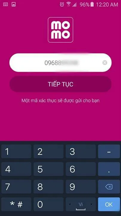 cách liên kết momo với ngân hàng vietcombank