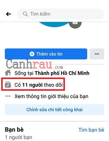 Cách hiển thị số người theo dõi trên Facebook mới nhất hình 15