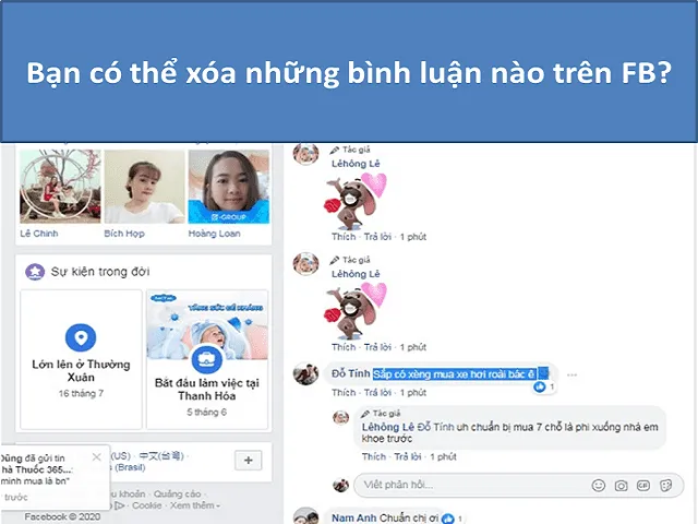 Hướng dẫn cách khôi phục comment đã xóa trên Facebook