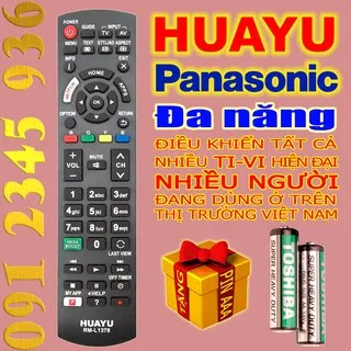 Điều khiển PANASONIC ''ĐA NĂNG'' HUAYU có mã số RM-L1378 cho Tivi Smart. (Mẫu số 06)