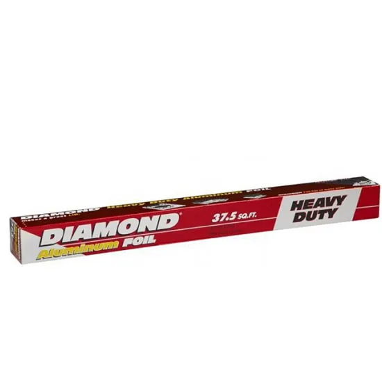 Giấy bạc nướng thức ăn chịu nhiệt cao cấp loại 45cm x 7.62m Diamond Aluminum foil - 002