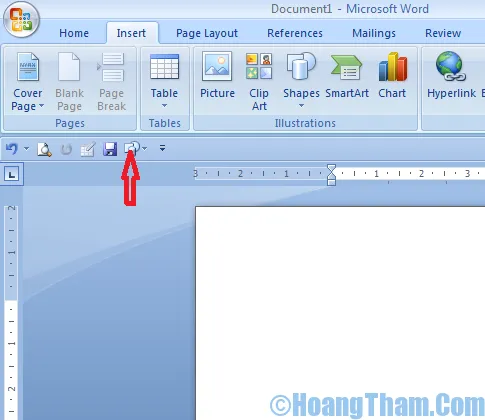 Cách gạch chân chữ trong Word 2007