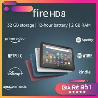 Máy tính bảng Kindle Fire HD 8 10th 2020 màn hình 8inch sắc nét, RAM 2GB, dung lượng 32GB  New 100%