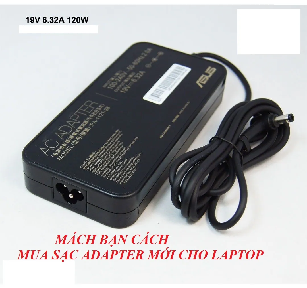 MÁCH BẠN CÁCH MUA SẠC ADAPTER MỚI CHO LAPTOP