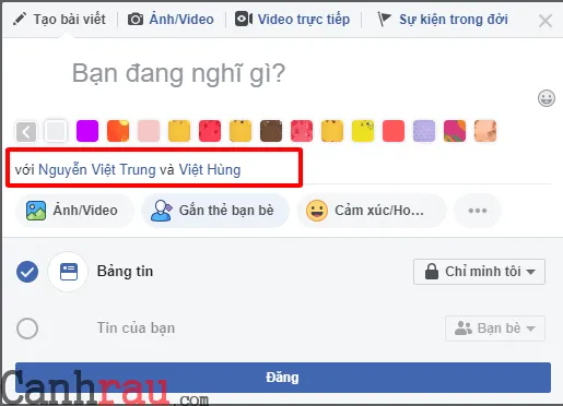 Hướng dẫn gắn thẻ bạn bè trên Facebook hình 7