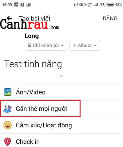 Hướng dẫn gắn thẻ bạn bè trên Facebook hình 10