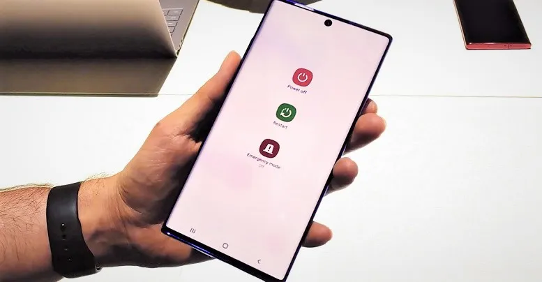 Hướng dẫn cách tắt nguồn hoặc khởi động lại trên Samsung Galaxy Note 10