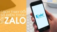 Cách thay đổi số điện thoại trên Zalo