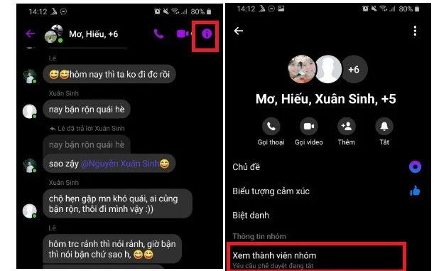 Hướng dẫn cách thêm thành viên vào nhóm Messenger vô cùng đơn giản 2