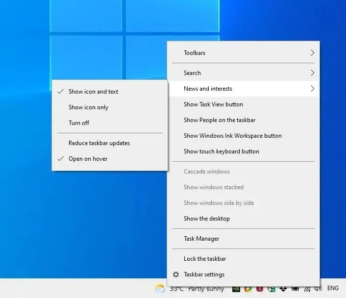 cách chỉnh thanh Taskbar trong Win 10