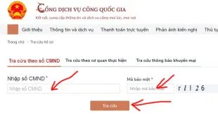 Cách tra cứu căn cước công dân CCCD làm xong chưa online