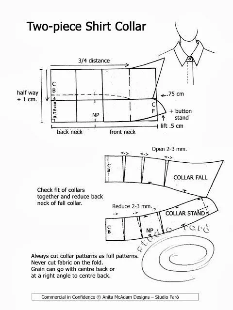 01 : cách rã cổ veston