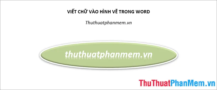 cach viet chu vao hinh ve trong word