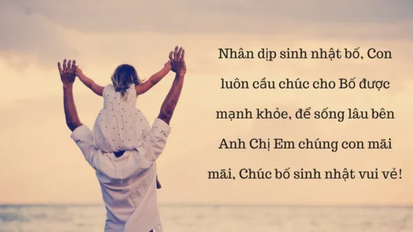 chúc mừng sinh nhật bố