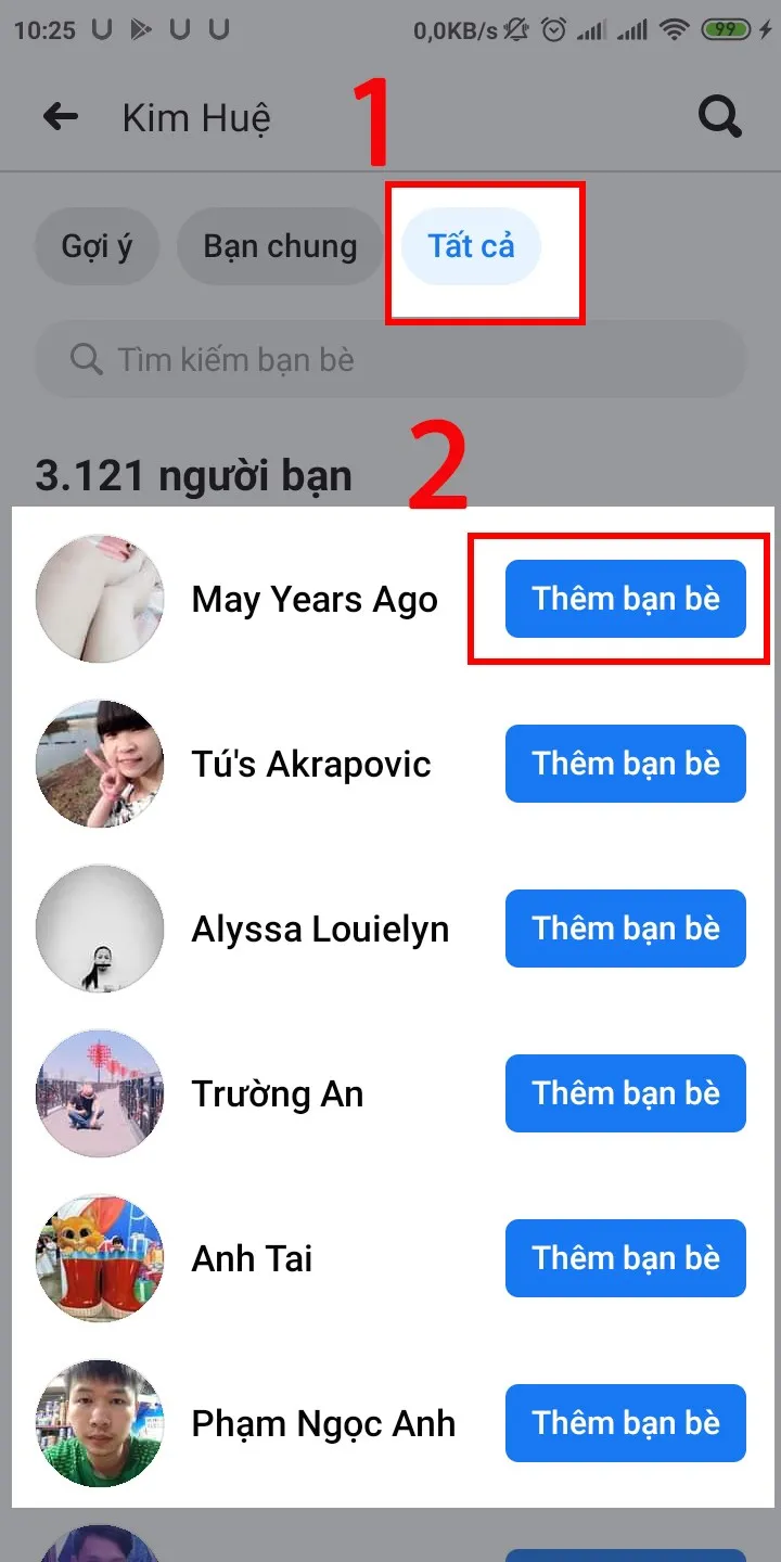 Thêm bạn bè