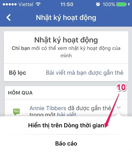 Cách hạn chế và gỡ gắn thẻ trên Facebook điện thoại