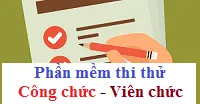 Phần mềm thi thử công chức, viên chức